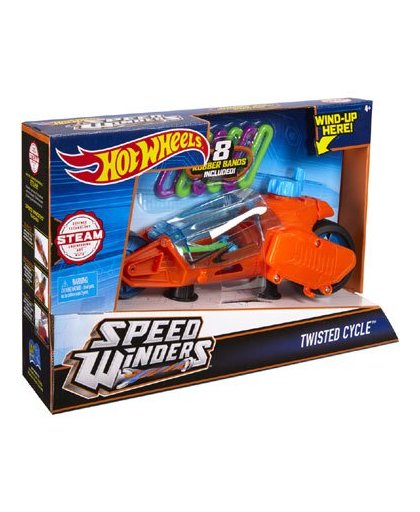 Hot Wheels Speed Winders Twisted motor - oranje