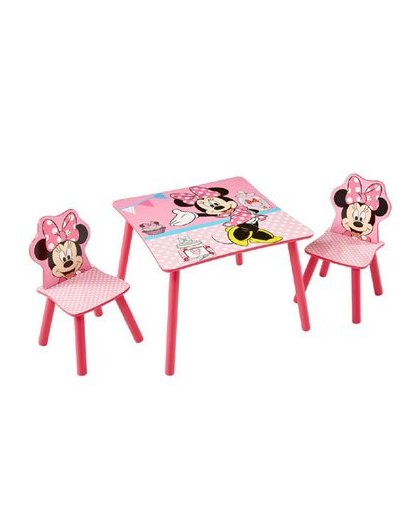 Disney Minnie Mouse tafel met stoeltjes