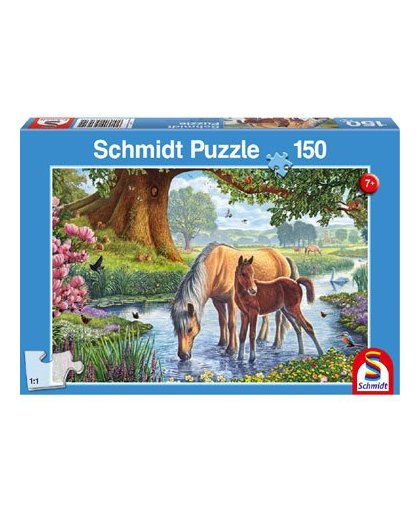 Paarden omgeving puzzel - 150 stukjes