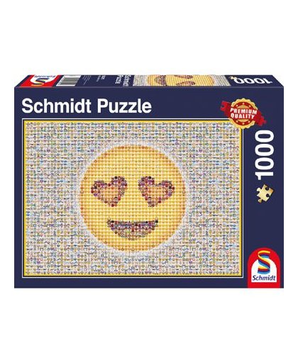 Emoticon vierkant puzzel - 1000 stukjes