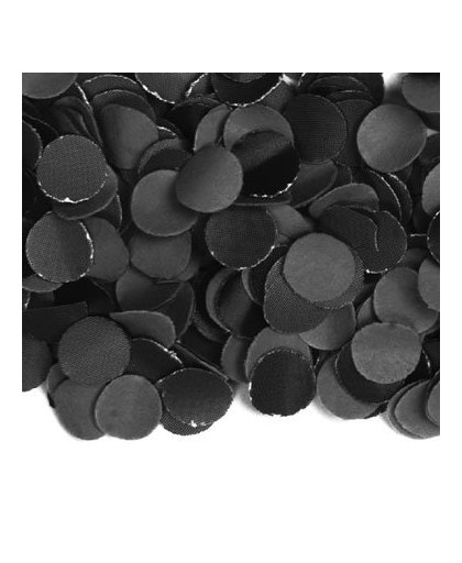 Zwarte confetti - 1 kilogram