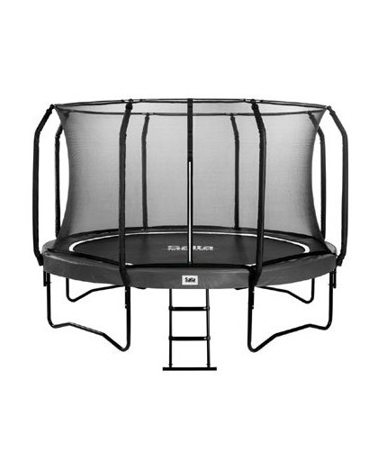 Salta First Class Combo trampoline rond met veiligheidsnet en ladder - 305 cm - zwart