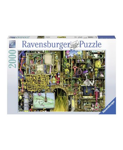 Ravensburger Colin Thompson puzzel het loopy laboratorium - 2000 stukjes