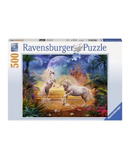 Ravensburger puzzel Schitterende eenhoorns - 500 stukjes