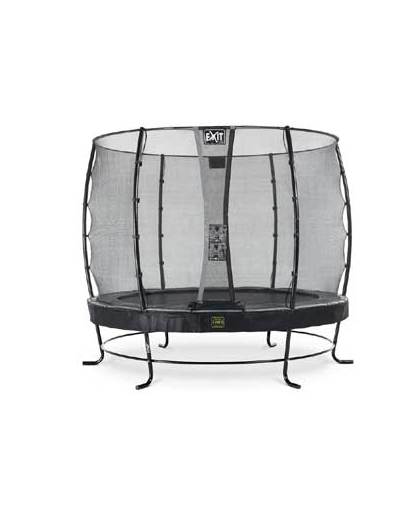 EXIT Elegant Premium trampoline ø253cm with safetynet Economy - black