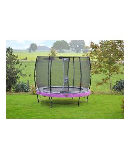 EXIT Elegant Premium trampoline ø253cm with safetynet Economy - purple