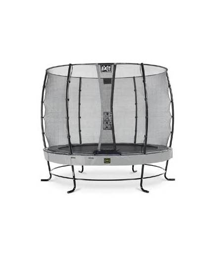 EXIT Elegant Premium trampoline ø253cm with safetynet Economy - grey
