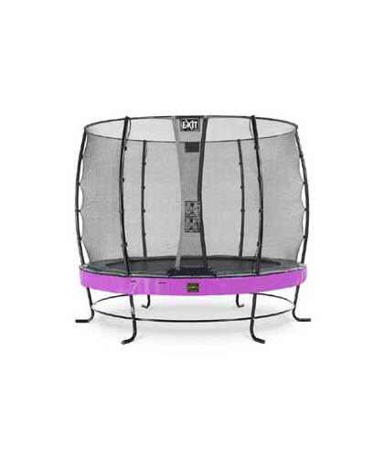 EXIT Elegant Premium trampoline ø305cm with safetynet Economy - purple