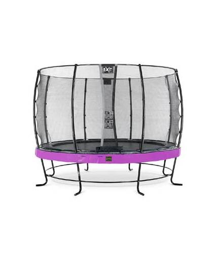 EXIT Elegant Premium trampoline ø366cm with safetynet Economy - purple