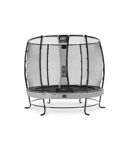 EXIT Elegant Premium trampoline ø253cm with safetynet Deluxe - grey