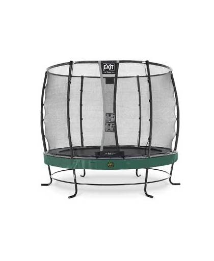 EXIT Elegant Premium trampoline ø253cm with safetynet Deluxe - green