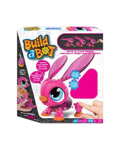 Build a Bot konijn - roze