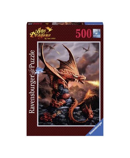 Ravensburger puzzel Vurige draak - 500 stukjes