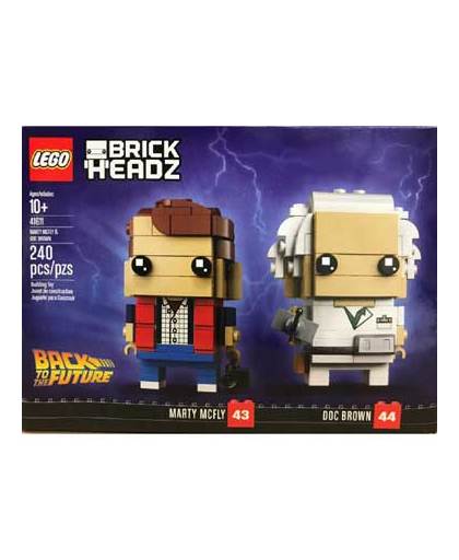 LEGO BrickHeadz Marty McFly en Doc Brown 41611