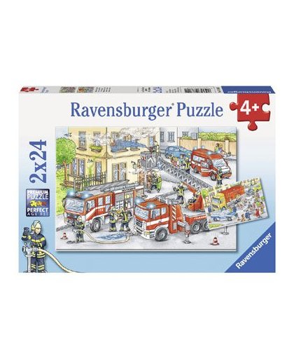Ravensburger puzzelset helden aan het werk - 2 x 24 stukjes