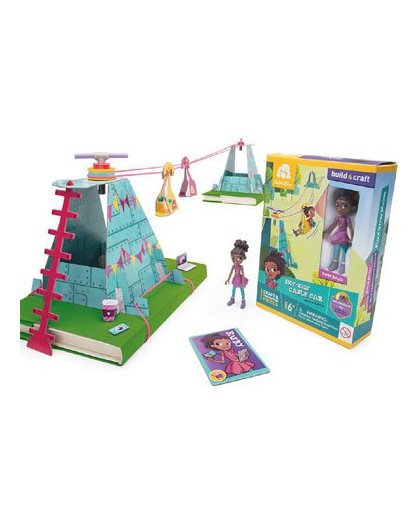 Goldieblox Mini-kit Ruby's Sky High Cable Car + minifiguur - 33-delig