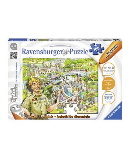 Ravensburger Tiptoi 100 stukjes dierentuin puzzel