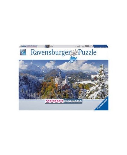 Ravensburger panorama puzzel Slot Neuschwanstein 2000 stukjes