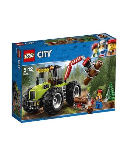 LEGO City 60181 - Starke Fahrzeuge Forsttraktor, Cooles Kinderspielzeug