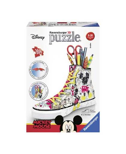 Ravensburger 3D puzzel sneaker Mickey Mouse - 108 stukjes