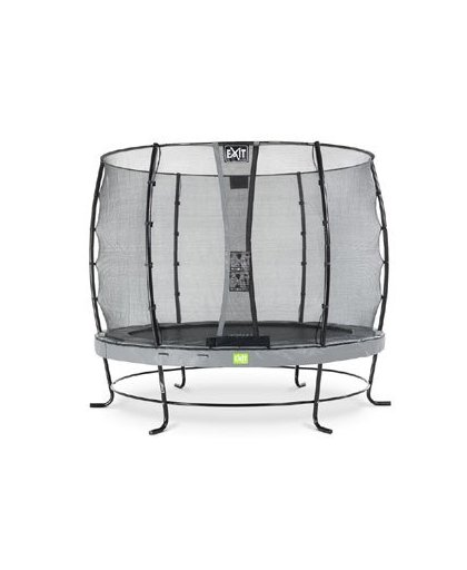 EXIT Elegant trampoline ø305cm with safetynet Economy - grey