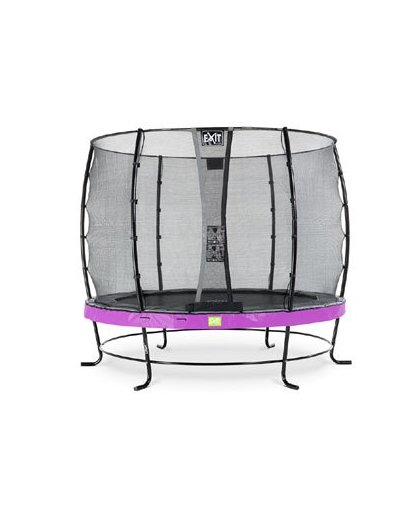 EXIT Elegant trampoline ø305cm with safetynet Economy - purple