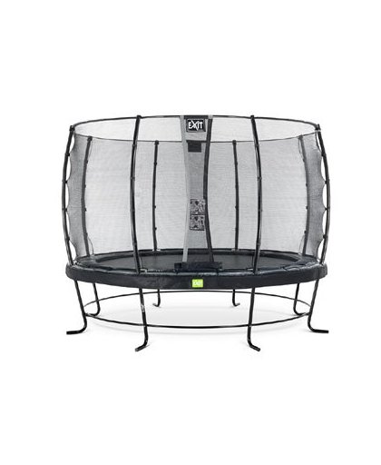 EXIT Elegant trampoline ø366cm with safetynet Economy - black