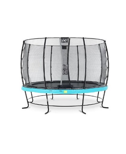 EXIT Elegant trampoline ø366cm with safetynet Economy - blue