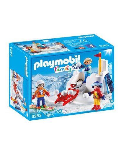 PLAYMOBIL Family Fun sneeuwballengevecht 9283
