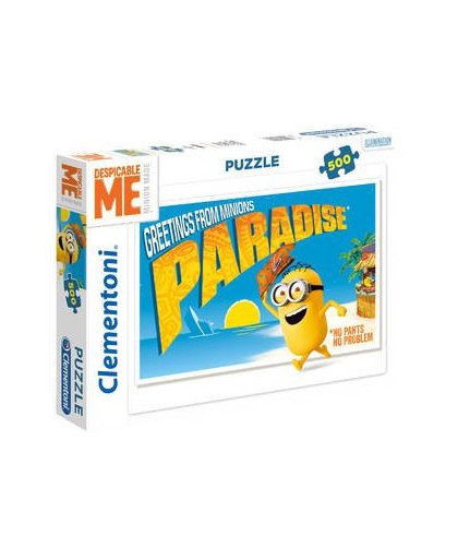 Clementoni Minions puzzel groetjes - 500 stukjes