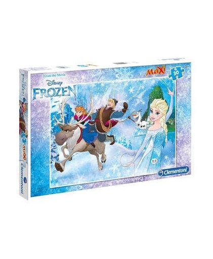Clementoni maxi puzzel Disney Frozen - 30 stukjes