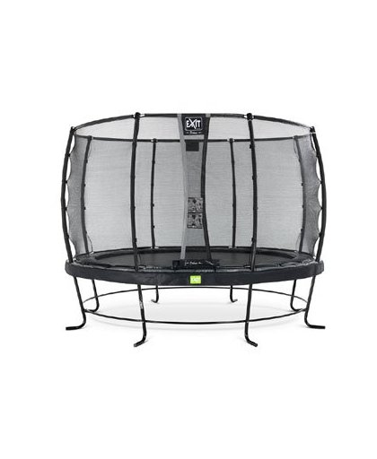 EXIT Elegant trampoline ø366cm with safetynet Deluxe - black