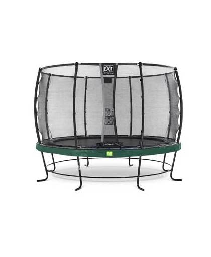 EXIT Elegant trampoline ø427cm with safetynet Deluxe - green