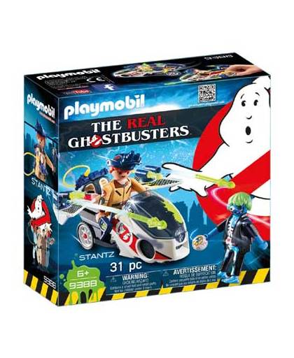 PLAYMOBIL Ghostbusters Stantz met luchtmoto 9388