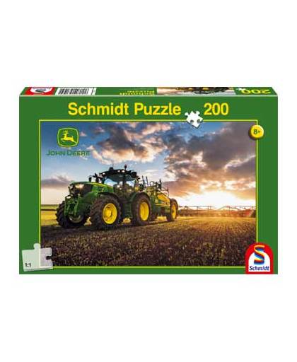 Schmidt puzzel John Deere Tractor 6150 R with Slurry Tanker 200 stukjes