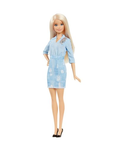 Barbie Fashionistas Doll 49 Double Denim Look - Or