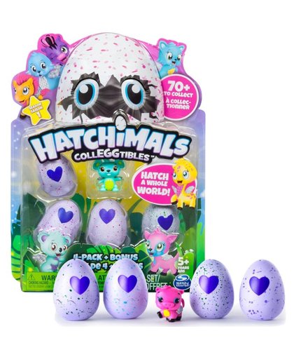 Hatchimals - CollEGGtibles, 4 Pack + bonus