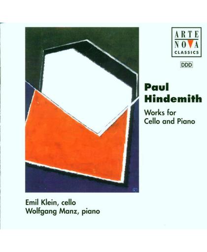 Hindemith: Works for Cello and Piano / Klein, Manz