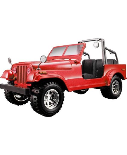 Jeep Wrangler 1:24 rood