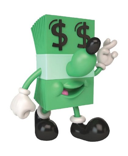 Lucky Dollar Money Box Medium Figure