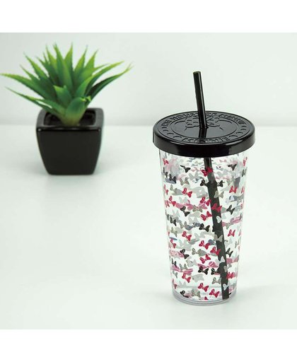 Disney: Minnie Mouse Cup and Straw