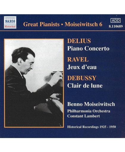 Moisewitsch:Delius-Piano Conc
