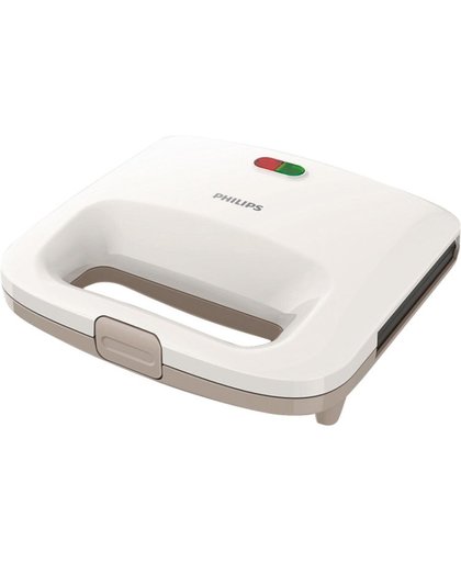 Philips Daily Collection HD2392/00 sandwich maker 820 W Beige, Wit