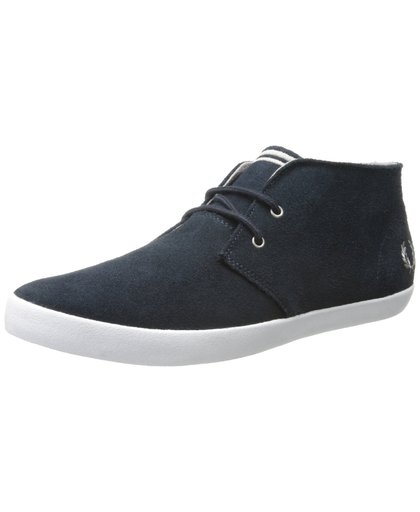 Fred Perry Shoes Byron Mid Suede Navy Size 9.5