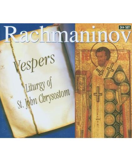Rachmaninov: Vespers, Liturgy of St John Chrysostom etc / Savchuk et al