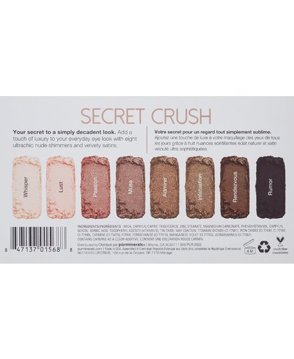 PUR PÜR Secret Crush Eyeshadow Palette (8 x 1.5g)