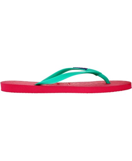 Havaianas Logo Pop Up Flip Flops Shocking Pink Size 6-7