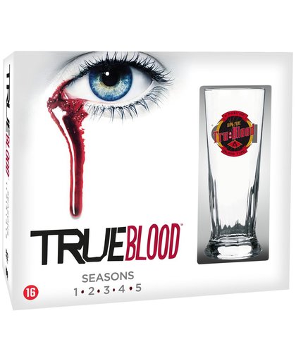 True Blood - Seizoen 1 t/m 5 (Inclusief True Blood glas!)