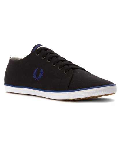 Fred Perry Shoes Kingston Twill Black Blue Size 11