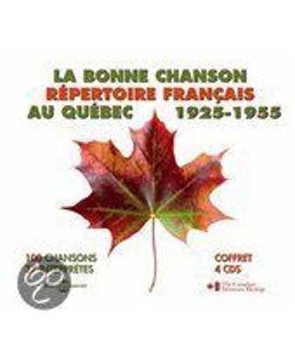 Quebec:La Bonne Chanson  1925-1955